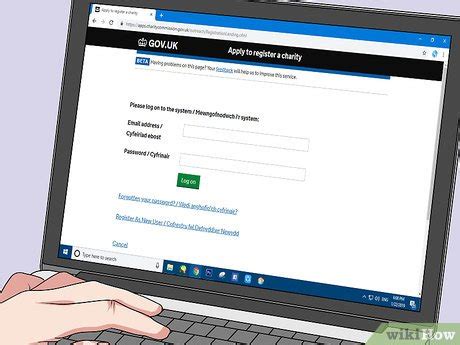 Key steps to registering a charity .